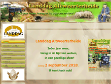 Tablet Screenshot of landdag.nl